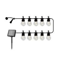 ŁAŃCUCH ŚWIETLNY 69601 LUCAS SOLAR STARTER - przejrzysty/czarny, Basics, tworzywo sztuczne (300cm)
