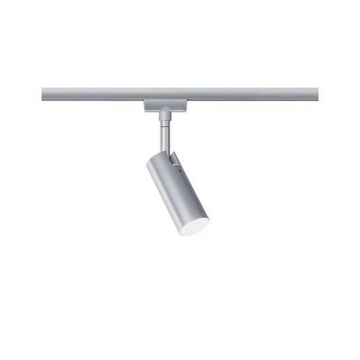 Schienensystem-Strahler Spot Tubo in Chromfarben max. 5 W - Chromfarben, Design, Kunststoff/Metall (19,6/4,2/10,5cm) - Paulmann