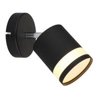 Reflektor Lucero - bijela/crna, Design, metal/plastika (10/15cm) - Globo