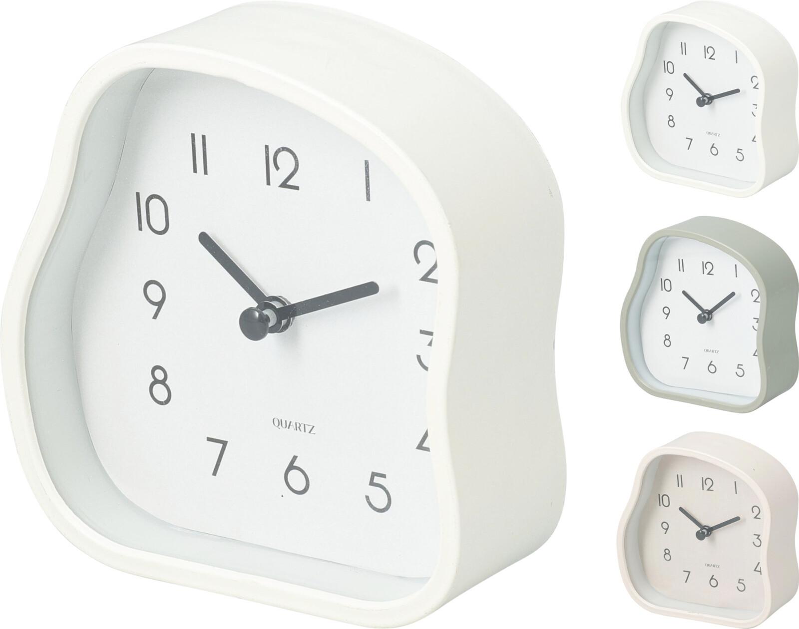 Stolni Sat Vijuga - Moderno, plastika (12/4/12cm)