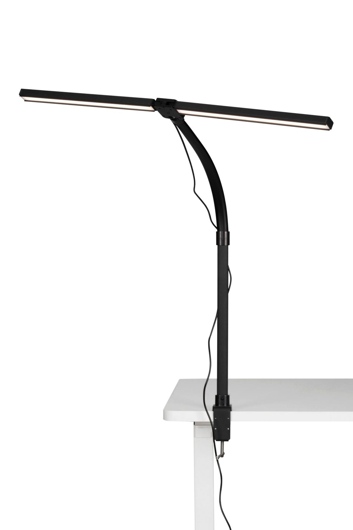 LAMPA ZACISKOWA LED HAYWARD *SBN* - czarny, Basics, tworzywo sztuczne/metal (80/35/71,5cm) - Novel