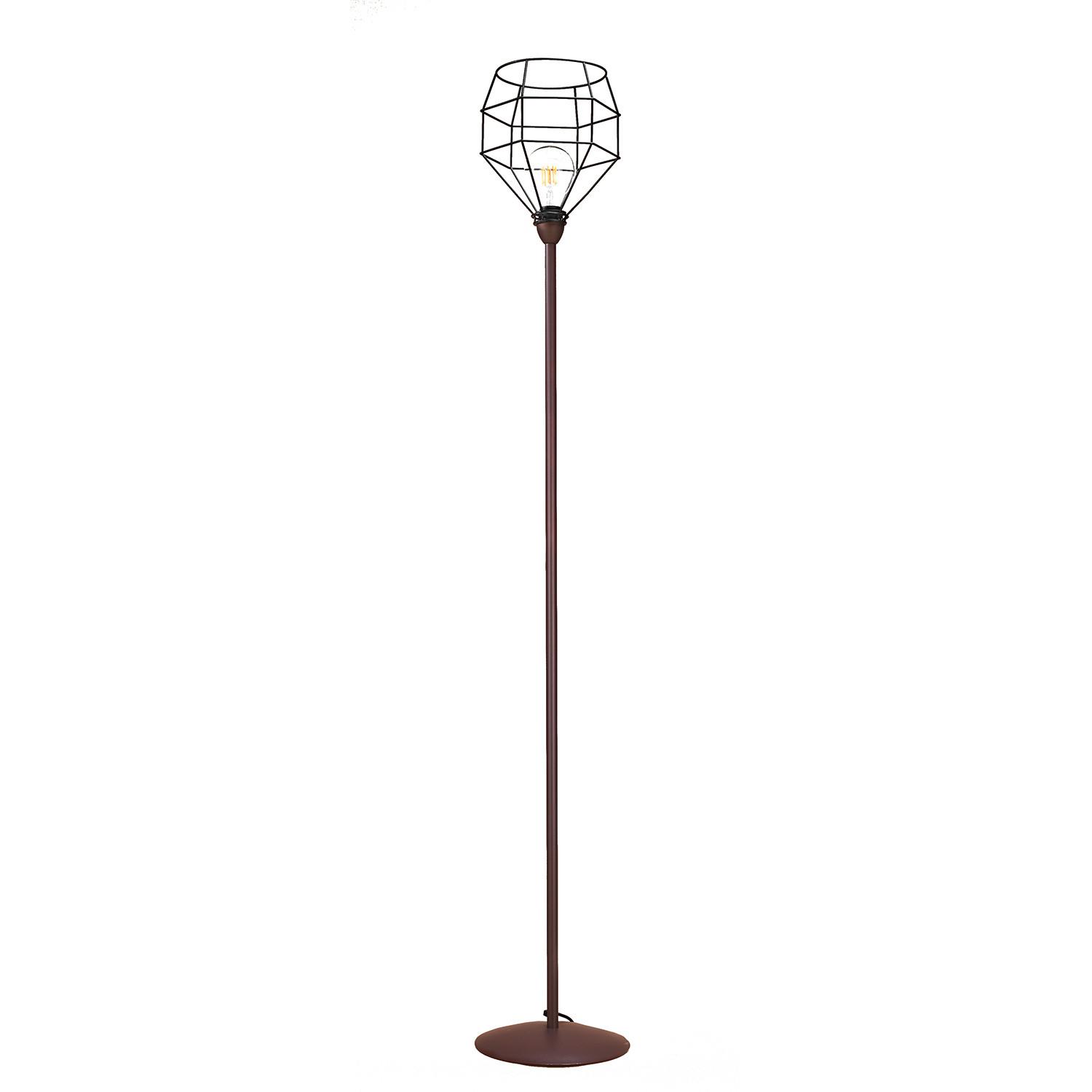 Stehleuchte Spider Schwarz max. 22 Watt - Schwarz, LIFESTYLE, Metall (28/173cm)