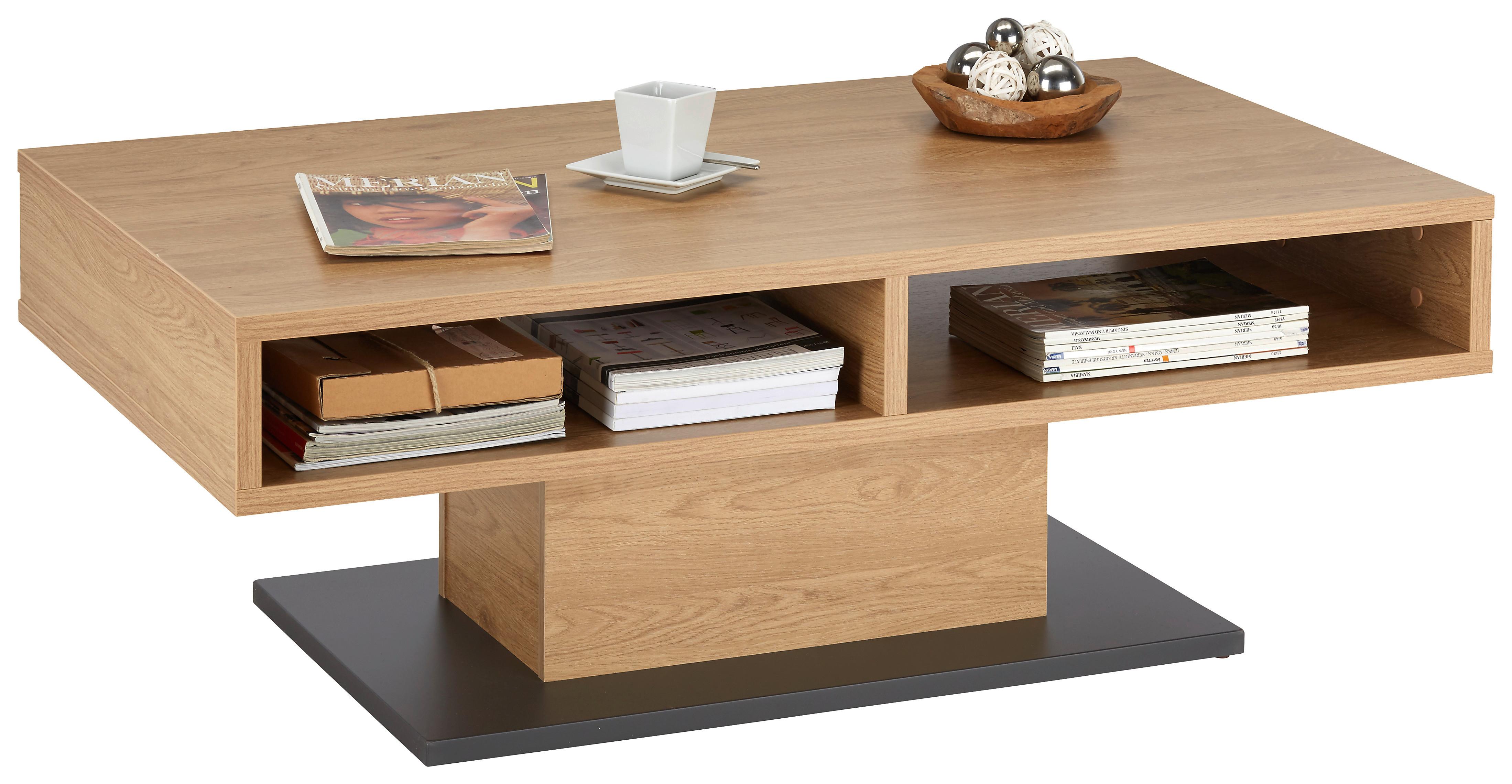 Couchtisch in Eichefarben - Eichefarben, KONVENTIONELL, Holzwerkstoff (120/43/70cm) - Zandiara