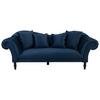 Trosed Cupido - tamno plava/crna, Design, tekstil/drvo (242/91/104cm) - Mömax