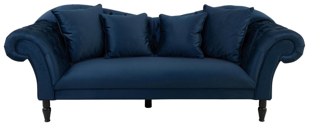 Trosed Cupido - tamno plava/crna, Design, tekstil/drvo (242/91/104cm) - Mömax