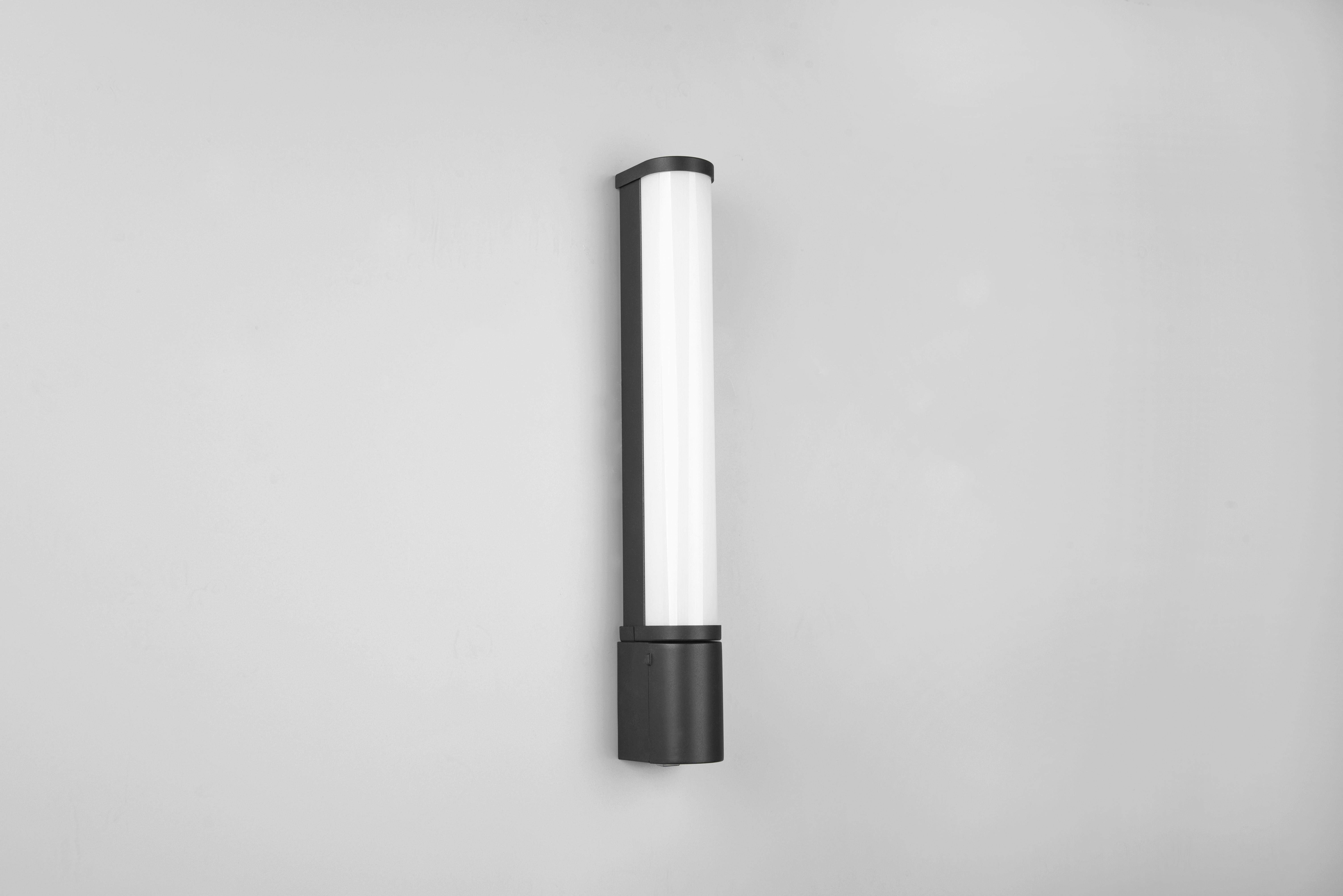 LED-Wandleuchte Piera in Schwarz max. 8 Watt - Schwarz, Basics, Kunststoff (41,5/7/5,5cm) - Trio Leuchten