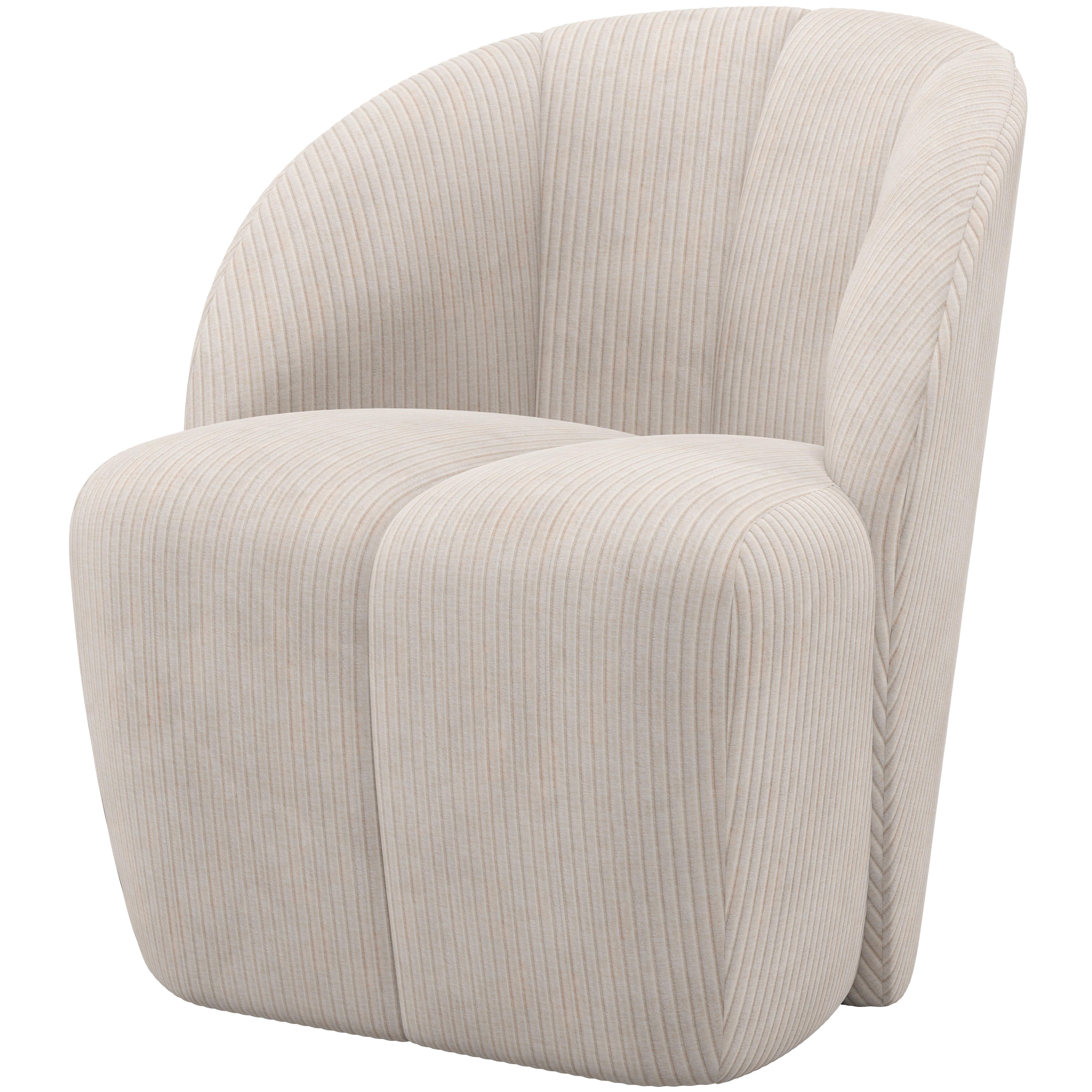 Sessel Mojo Ecru B: 68cm - Ecru, Design, Kunststoff/Textil (68/75/77cm) - Livetastic