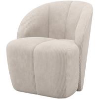 Sessel Mojo Ecru B: 68cm - Ecru, Design, Kunststoff/Textil (68/75/77cm) - Livetastic