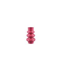 Dekovase Hoop Rot - Rot, Basics, Metall (17/17/30cm)