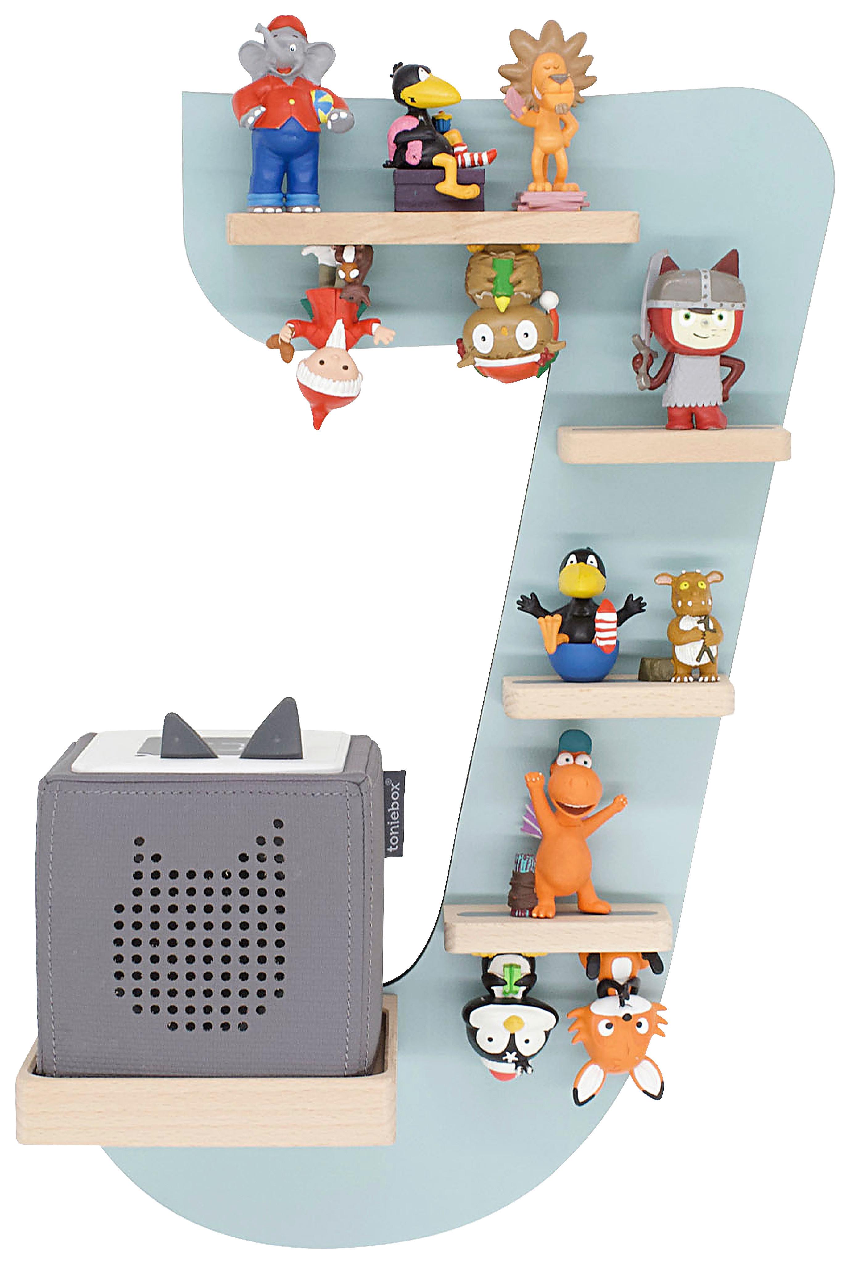 KINDERREGAL BOARTI - Grün, Modern, Holzwerkstoff (32/47/19cm) - MID.YOU