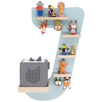 KINDERREGAL BOARTI - Grün, Modern, Holzwerkstoff (32/47/19cm) - MID.YOU