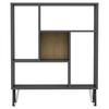 Regal Arven ca. 90x107,8 cm Anthrazit - Eichefarben/Anthrazit, Design, Holzwerkstoff (90/107,8/25cm) - Livetastic