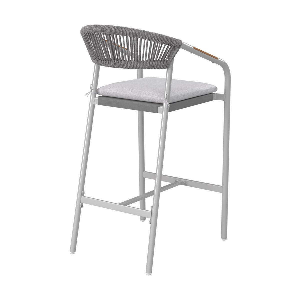 Set grădină Allonso - gri deschis/culoare natur, Modern, plastic/sticlă - Bessagi Garden