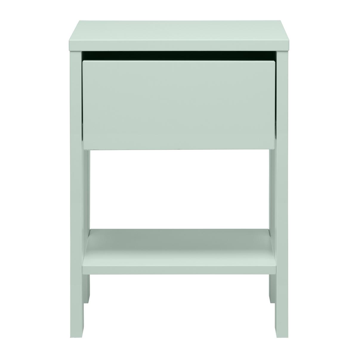 MĂSUțĂ DE NOAPTE NIZZA - verde gri, Romantik / Landhaus, lemn (42/57,5/36cm) - Zandiara