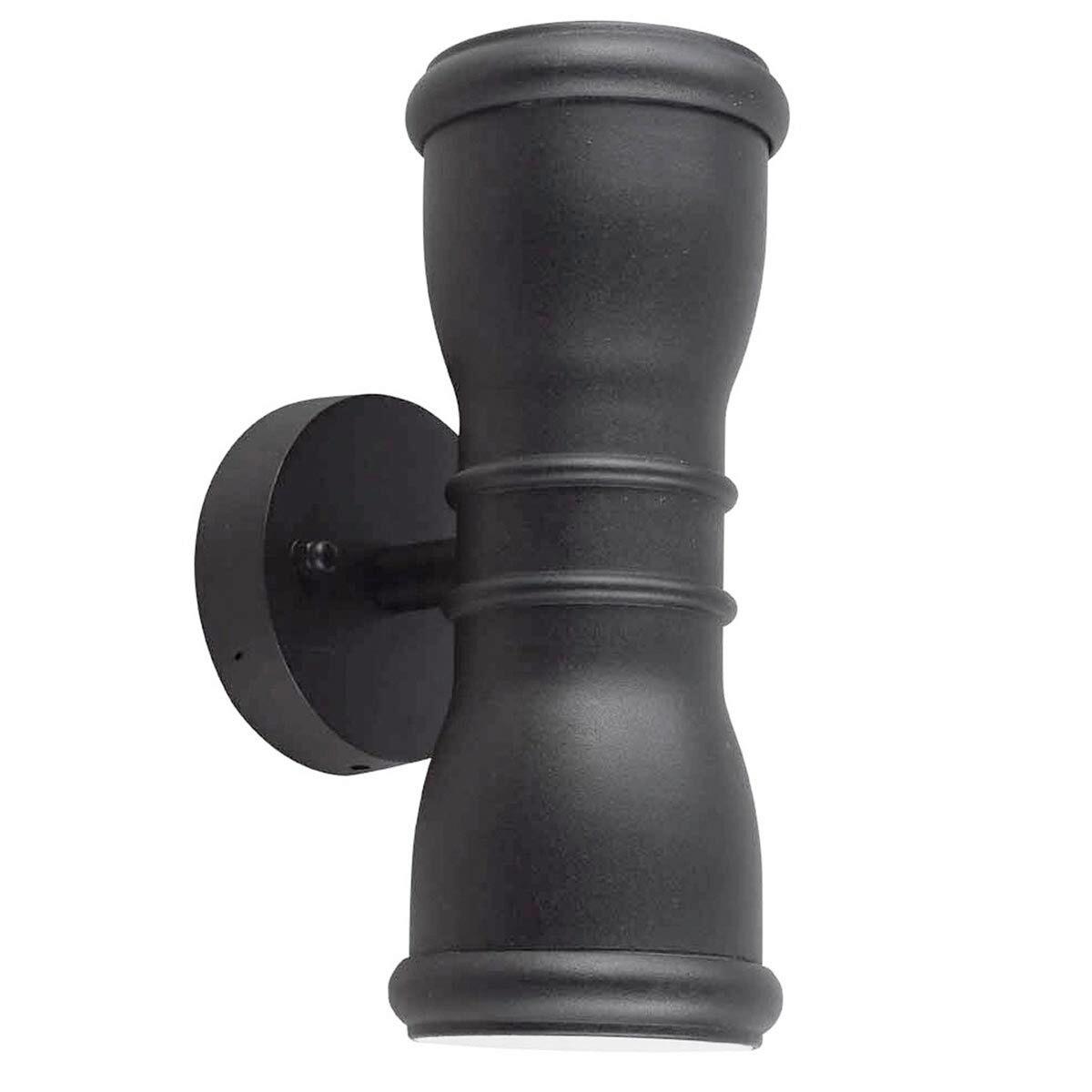Kültéri Falilámpa Gzh-Malv - fekete, Konventionell, fém (23/9,2/12,9cm) - Elstead Lighting