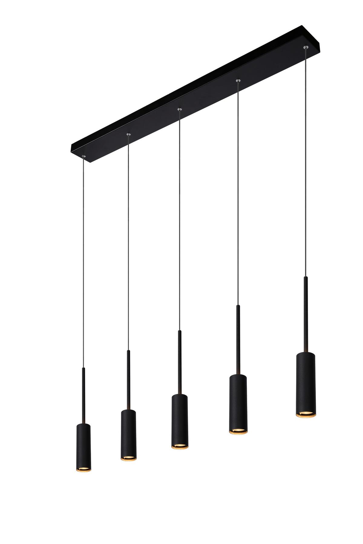LAMPA WISZĄCA 24401/35/30 TUBULE - czarny, Design, metal (101/10/167cm) - Lucide