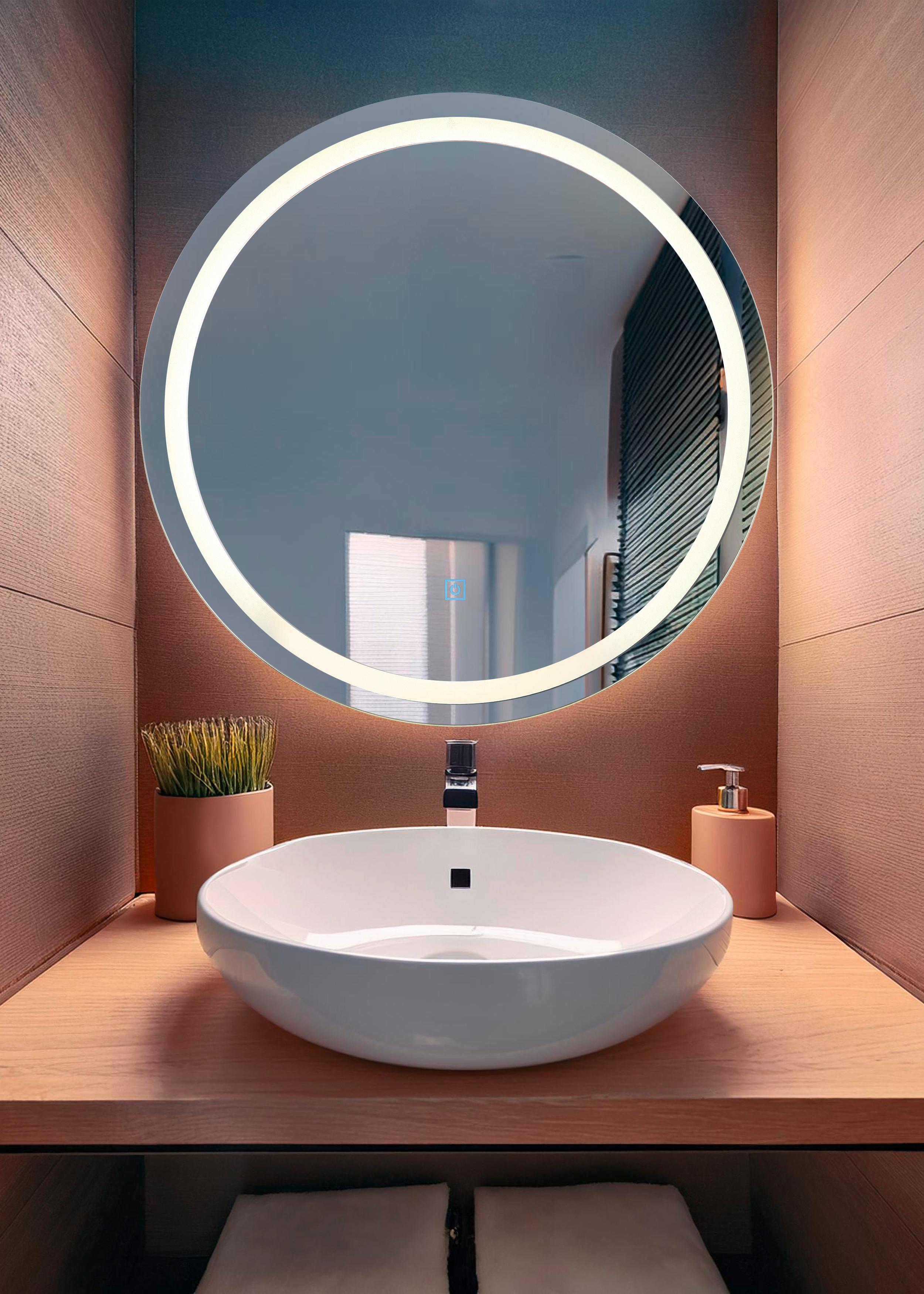 BADEZIMMERSPIEGEL 84033 - Konventionell, Glas/Kunststoff (55/0,4/2,4cm) - Globo