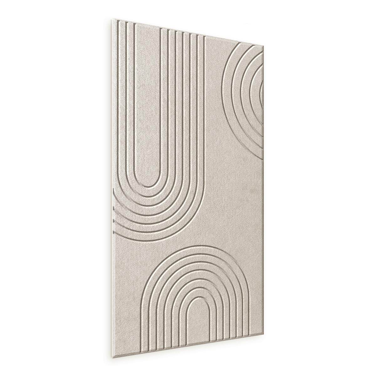 Akustikpaneel Milena Beige ca. 30x60cm - Beige, Textil (30/60cm) - Premium Living