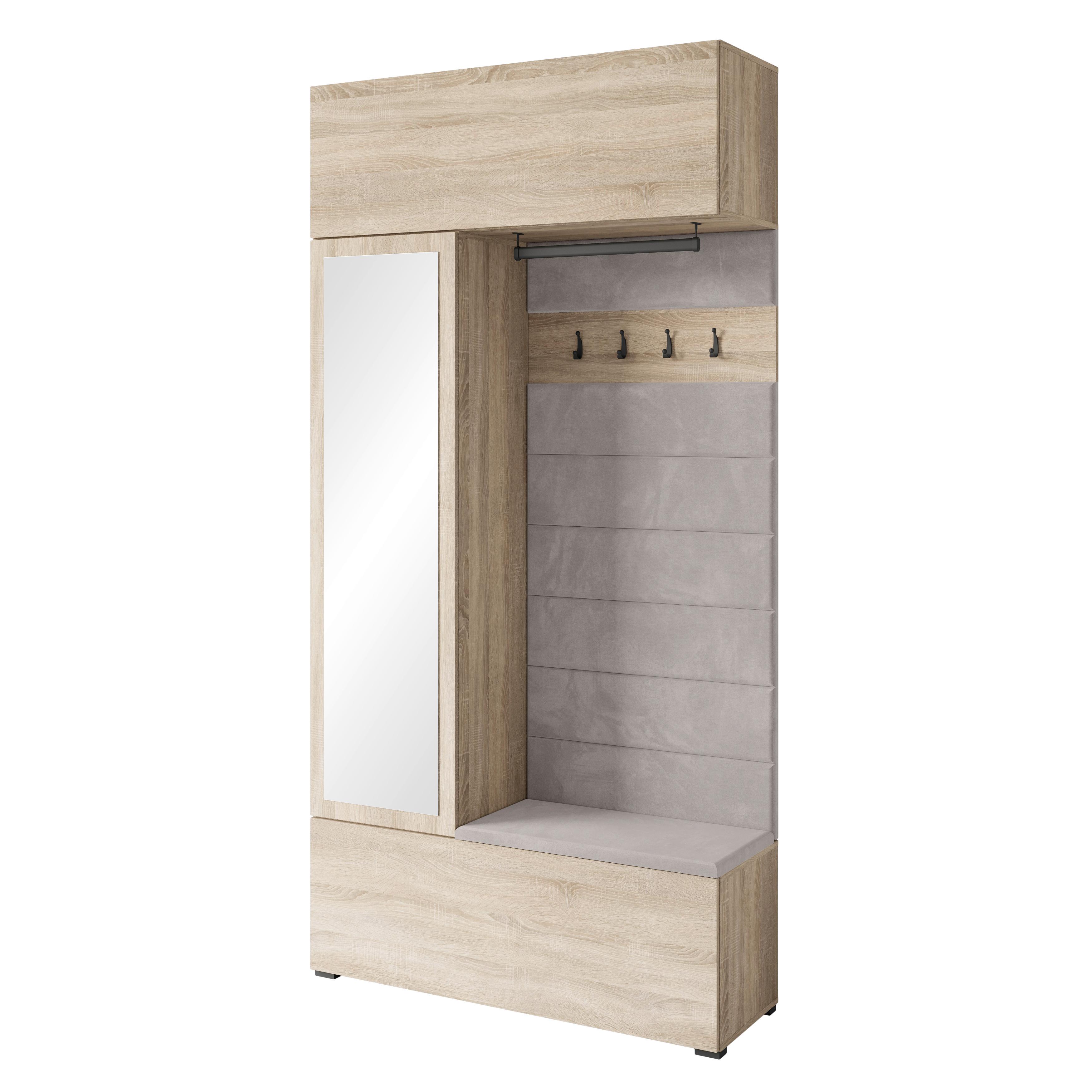 Ansamblu De Hol Tejo - stejar Sonoma, Design, material pe bază de lemn (115/231,9/37,5cm) - P & B