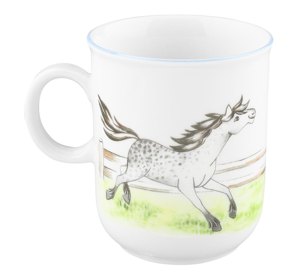 ZESTAW NACZYŃ DLA DZIECI 001.716566 - zielony/biały, Konventionell, ceramika (21/21/20cm) - Seltmann Weiden