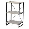 FRISTÅENDE HYLLA BONO - Sonoma ek/svart, Modern, metall/trämaterial (50/79,2/35cm) - Mömax