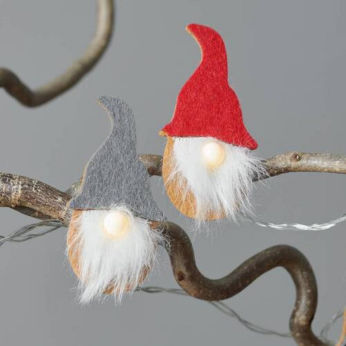 Fényfüzér Vincent - piros/fehér, Konventionell, textil (165cm) - Premium Living