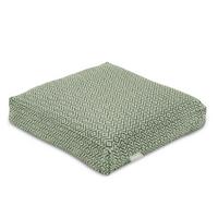 Boxkissen Dobby Salbeigrün ca. 40x40cm - Salbeigrün, Textil (40/40/8cm)