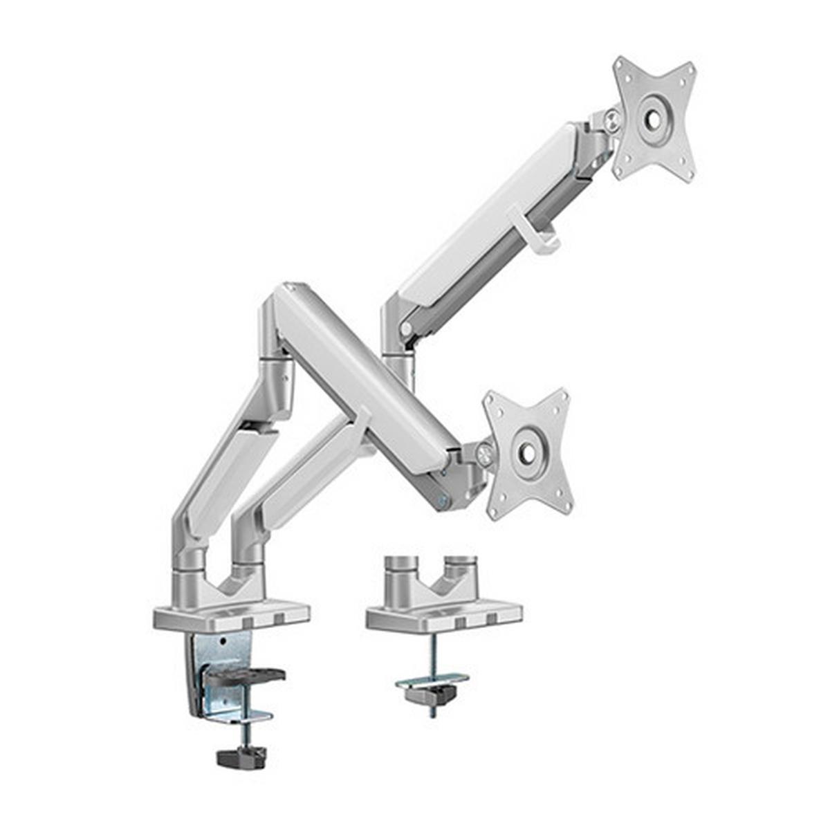 UCHWYT DO MONITORA CLEA 2 - biały/szary, Design, tworzywo sztuczne/metal (110/69,7/11,6cm) - Boxxx