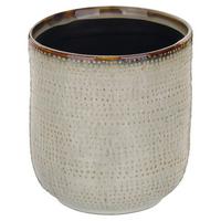 Übertopf Mood Beige Ø ca. 12,5cm - Beige, Keramik (12,5/13cm) - Mömax