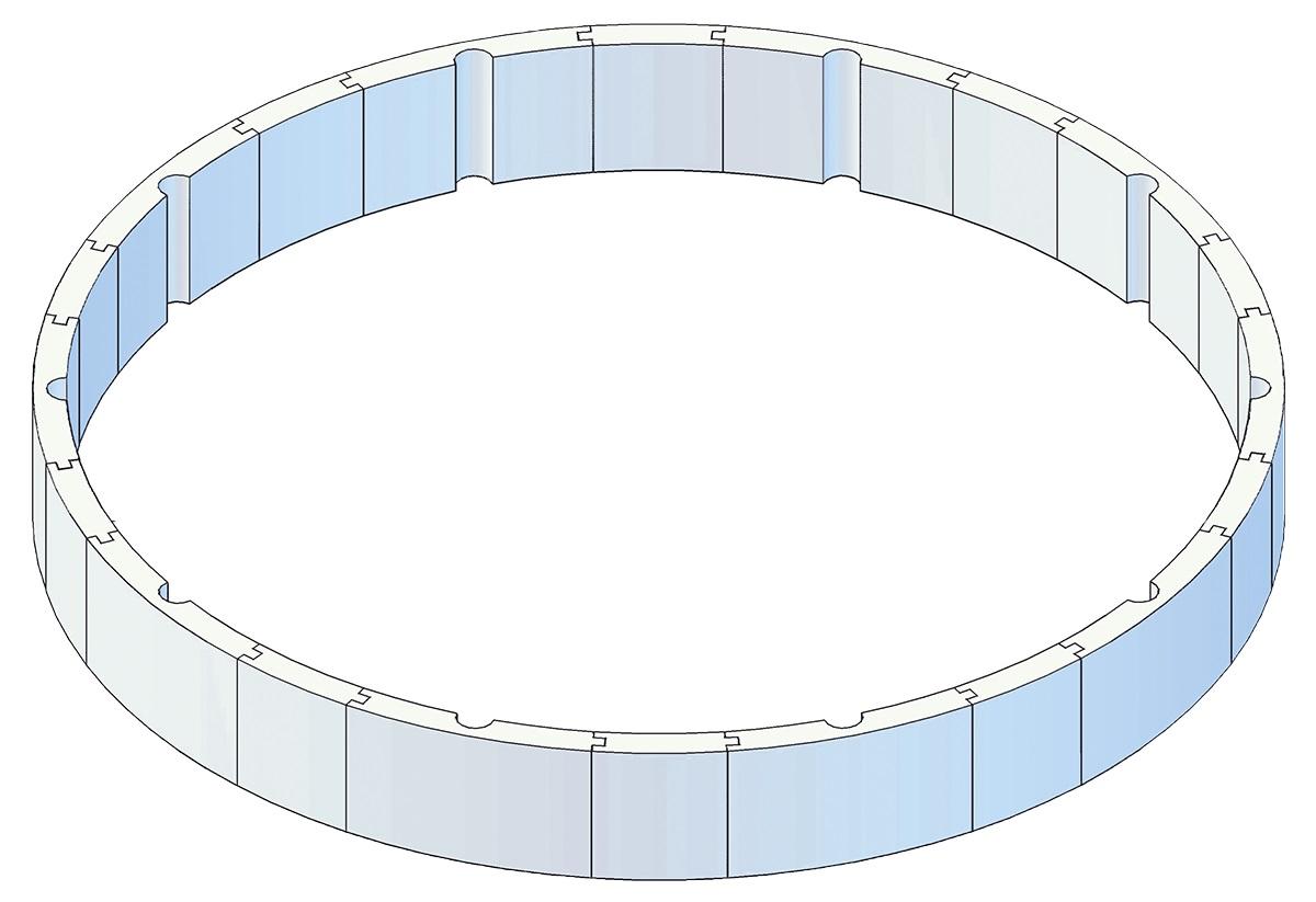 Set Za Izolacijo Bazena Protector T60, Ø550cm - bela, Basics, umetna masa (550cm)