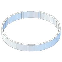 Set Za Izolacijo Bazena Protector T60, Ø550cm - bela, Basics, umetna masa (550cm)