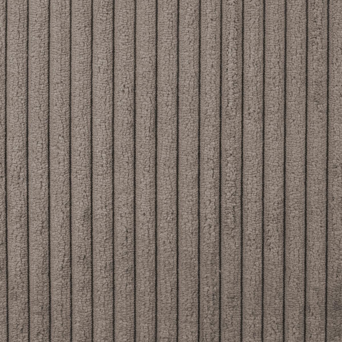 Wohnlandschaft Restato Graubraun Cord - Graubraun/Schwarz, MODERN, Holz/Textil (177/246cm) - MID.YOU