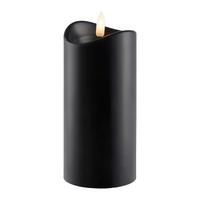 Lumânare LED Sven - Paz - negru, Konventionell, materiale naturale (7/15cm)