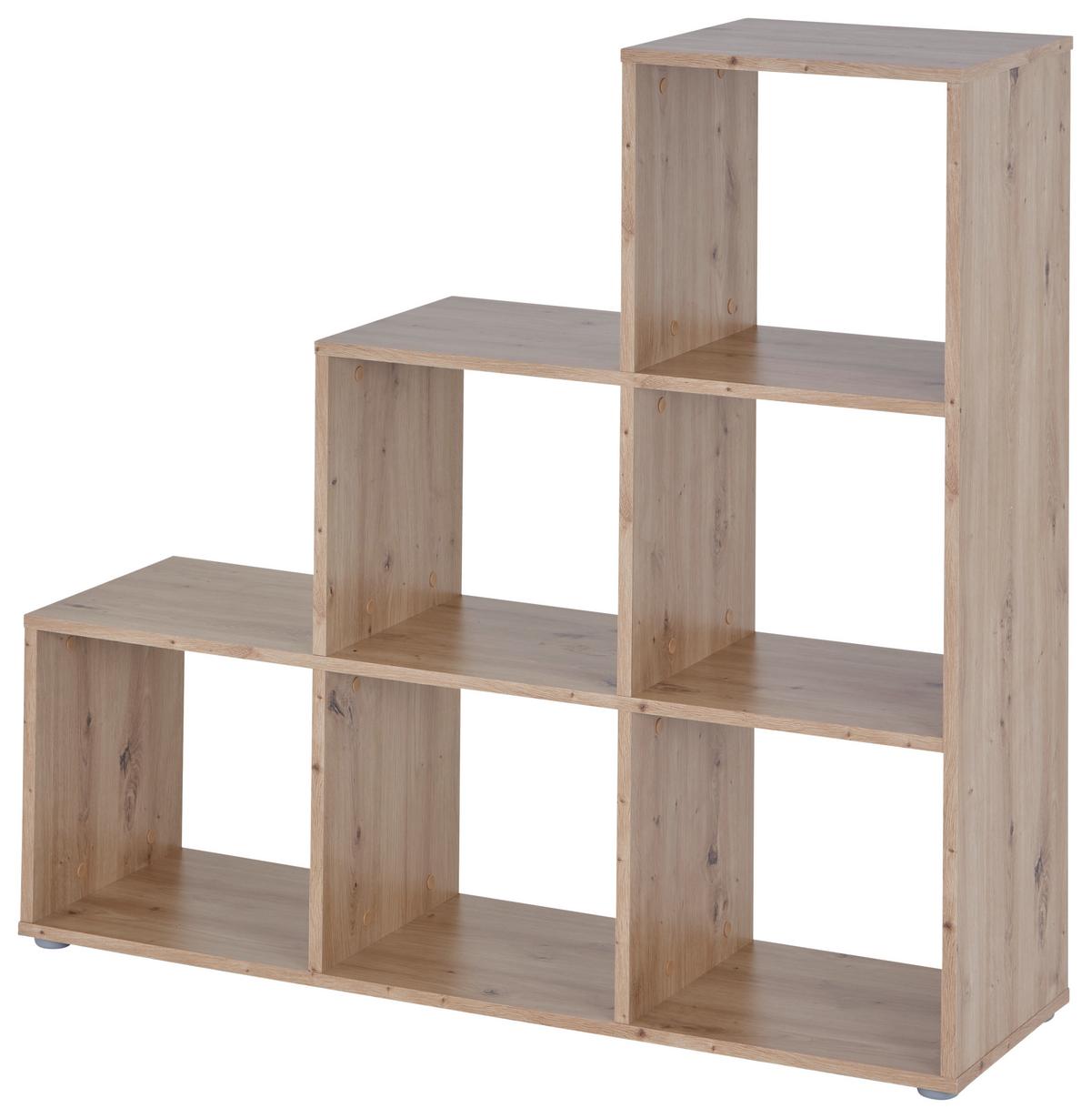 Separator de cameră PISA 3 - culoare lemn stejar, Modern, material pe bază de lemn (112/113/35cm) - Modern Living