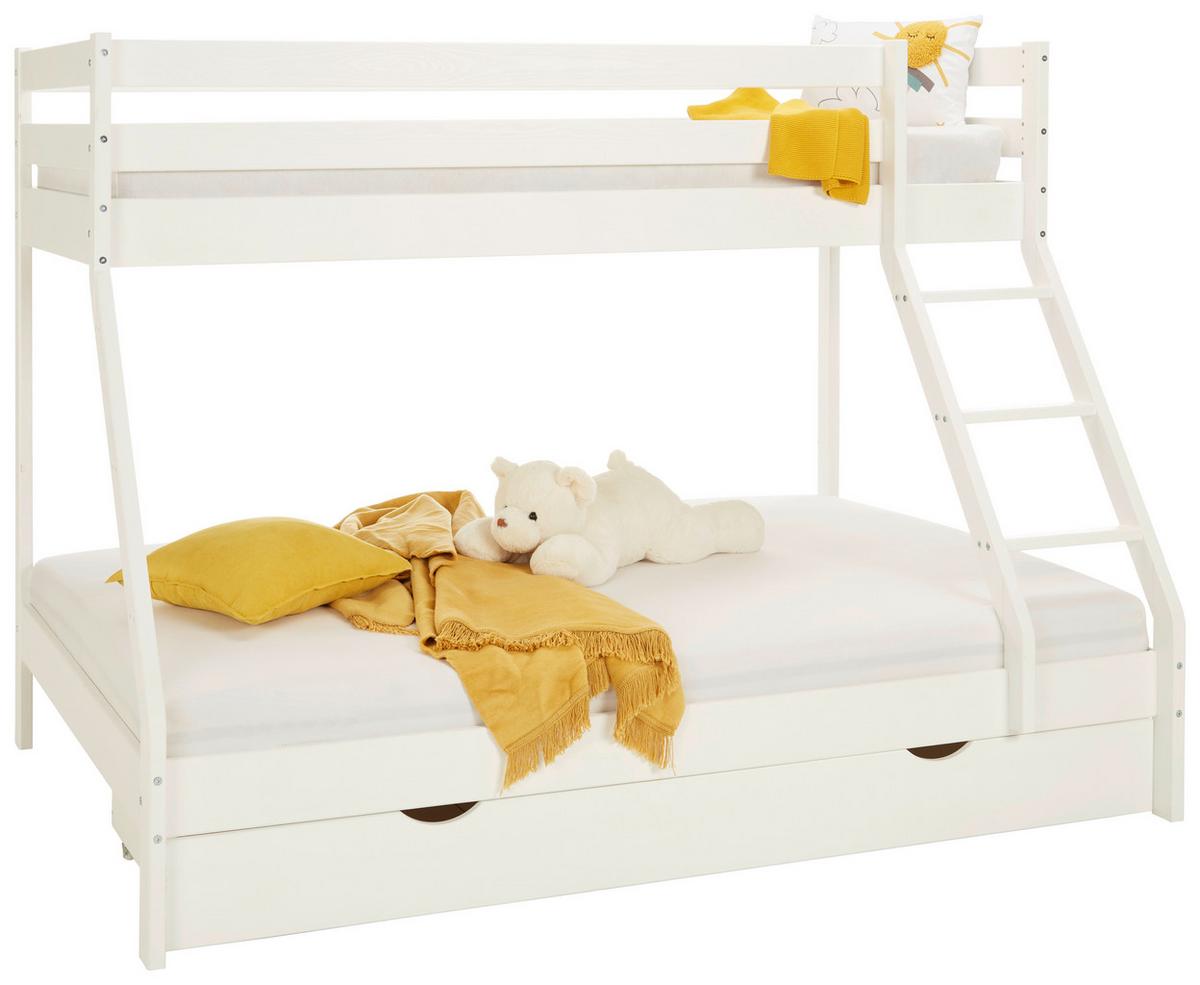 Bettschubkasten Denis in Weiss - Weiss, Modern, Holz (200/19/67cm) - Zandiara