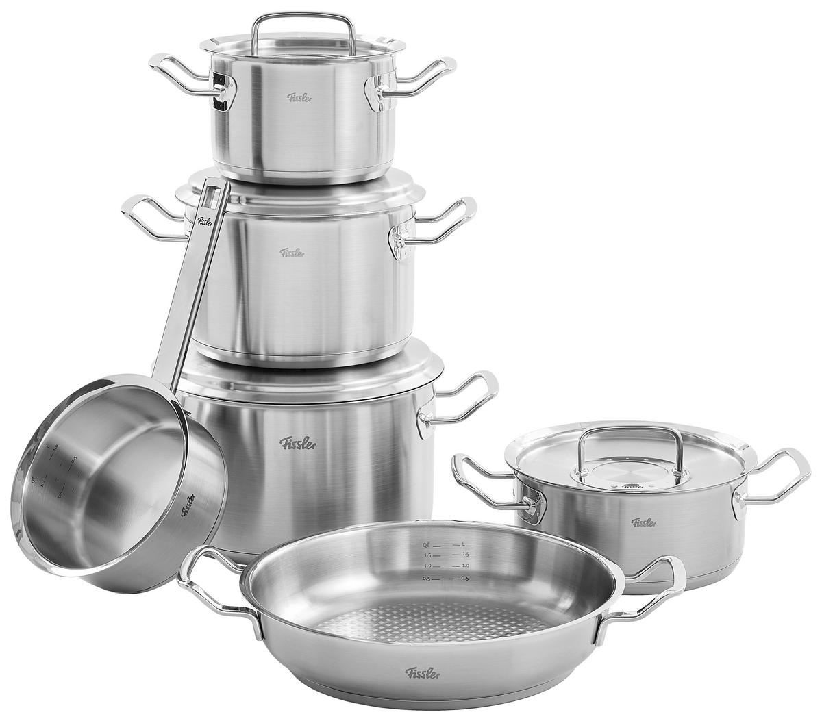 ZESTAW GARNKÓW 084-388-06-001/0 FISSLER - kolor srebrny, Design, metal - Fissler