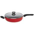 PFANNE Tommy Rot ca. 28x6,8cm - Rot/Schwarz, Glas/Kunststoff (28/6,8cm) - Mömax modern living PFANNE Tommy Rot ca. 28x6,8cm - Rot/Schwarz, Glas/Kunststoff (28/6,8cm) - Mömax modern living