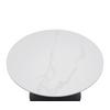 SOFFBORD NOAH - vit/svart, Modern, metall/keramik (70/50/70/50/43/48cm) - Mömax