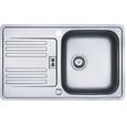 Spüle Franke 1270259710 - Edelstahlfarben, Metall (78/47,5cm) - Franke Spüle Franke 1270259710 - Edelstahlfarben, Metall (78/47,5cm) - Franke