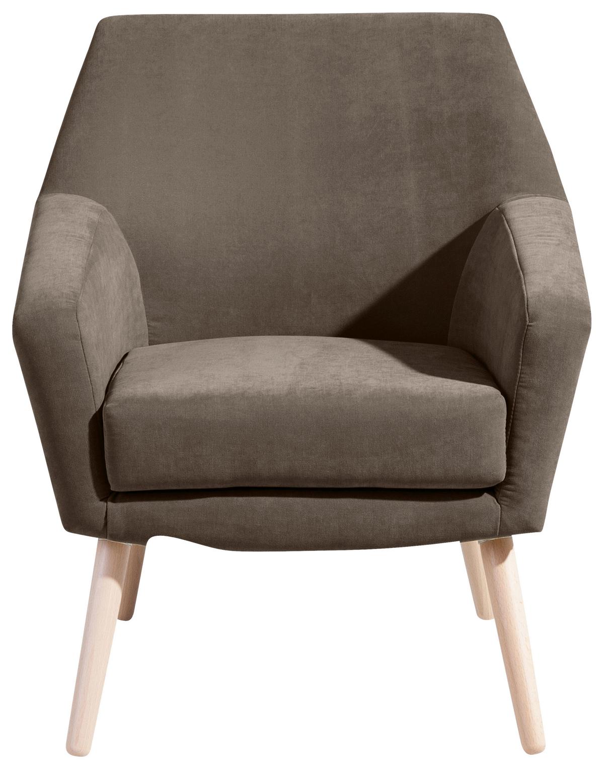 SESSEL ALEGRO - Buchefarben/Sahara, Design, Holz/Textil (67/81/71cm) - Max Winzer
