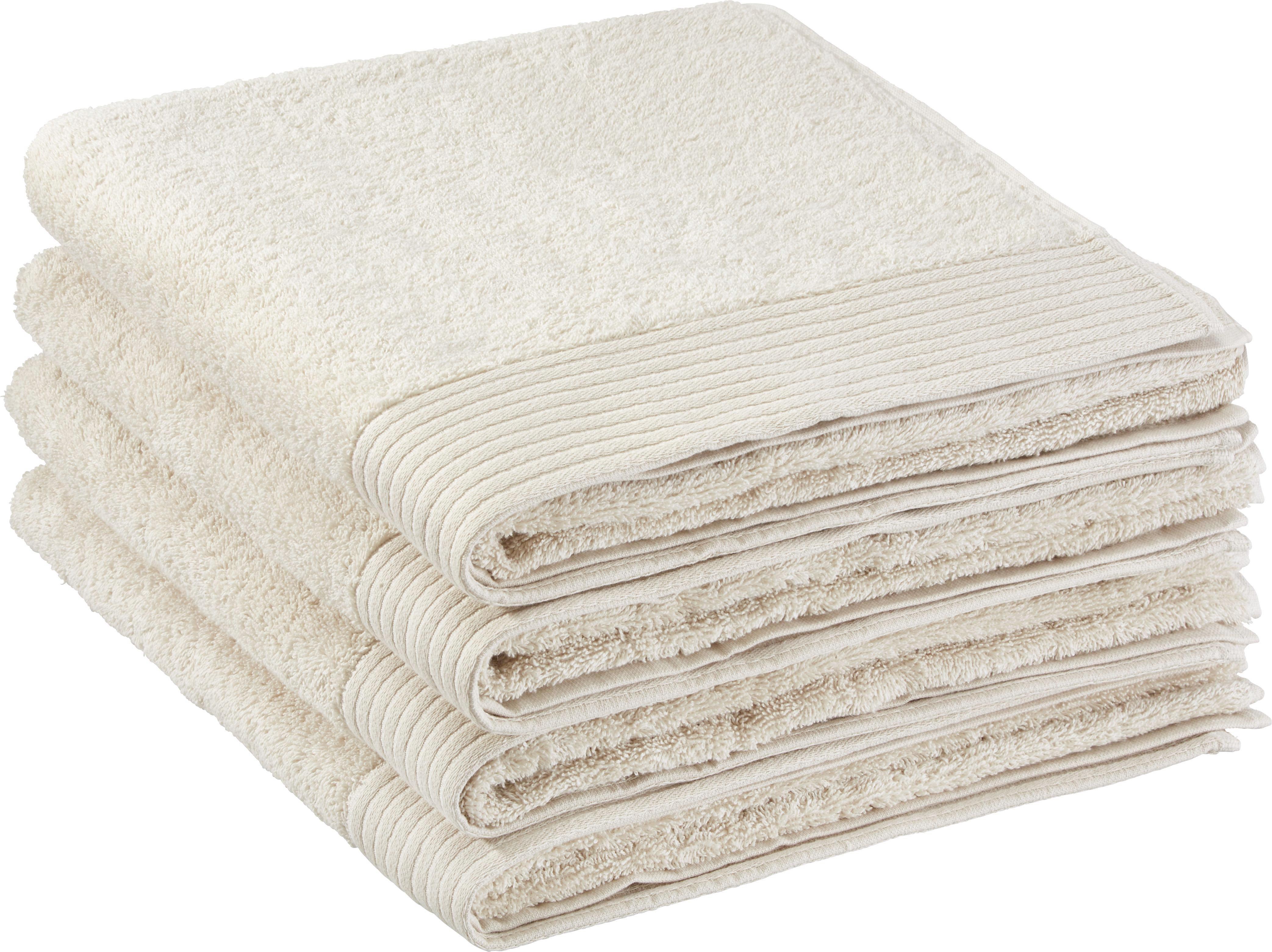 Duschtuch Dolly ca.70x140cm - Naturfarben, KONVENTIONELL, Textil (70/140cm) - Bessagi Home