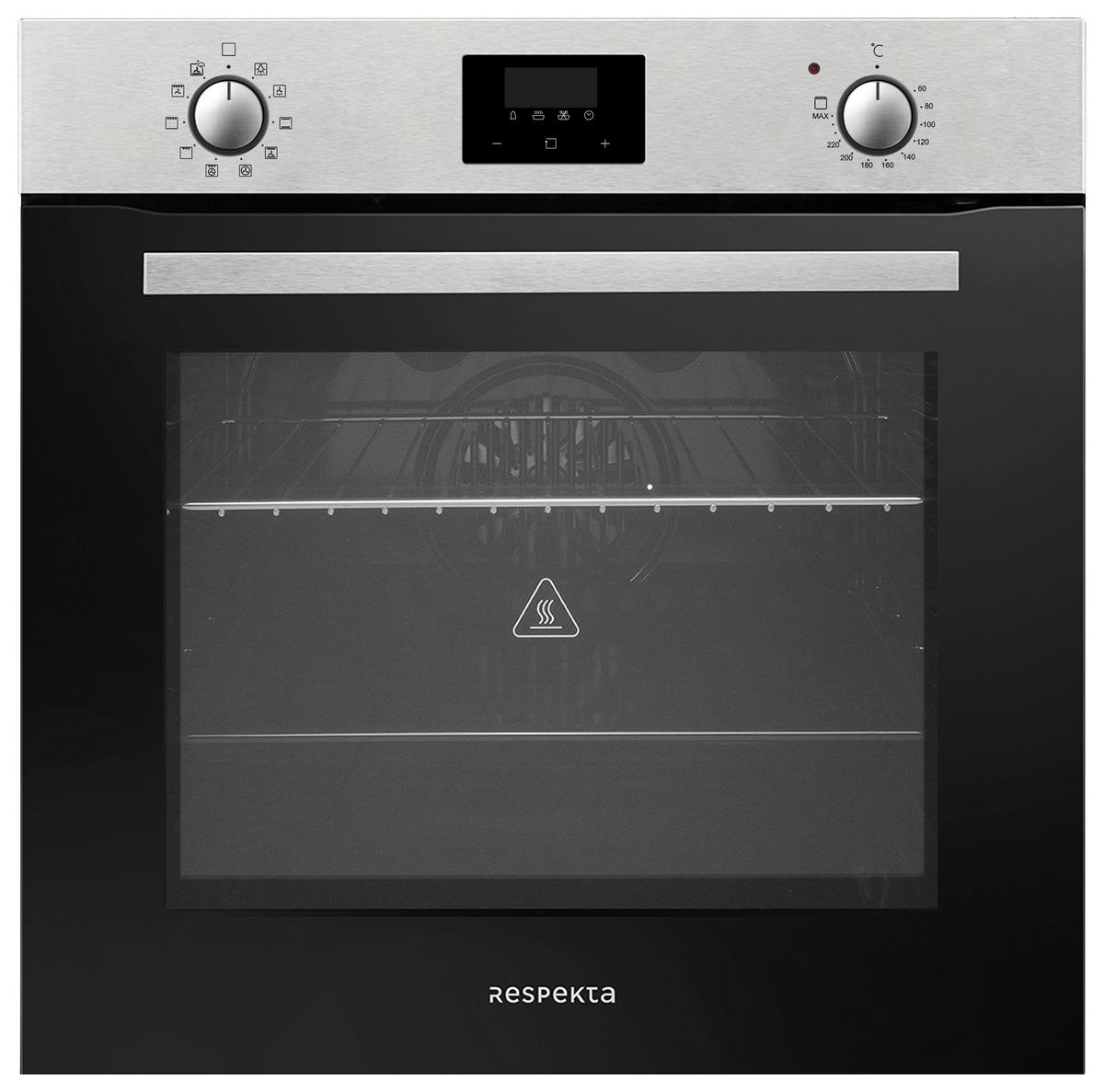 Küchenblock Lorena mit Geräten ca. 345 cm Schwarz Hochglanz - Schwarz Hochglanz/Eichefarben, Basics, Holzwerkstoff (345cm) - Respekta