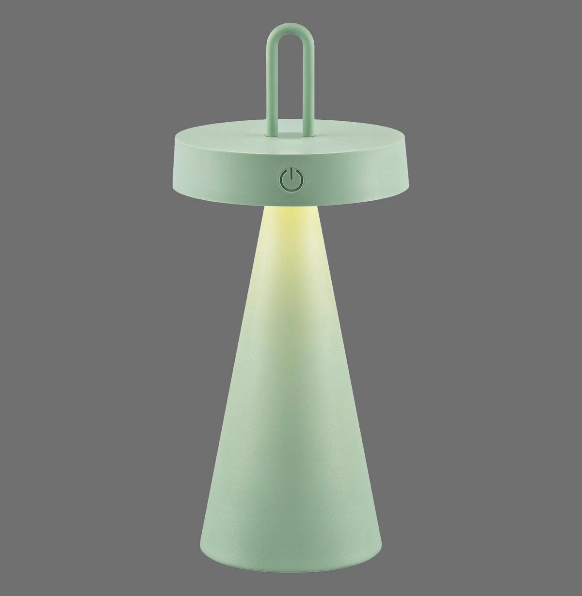LED-Tischleuchte Alwa Grün max. 1,5 Watt - Grün, MODERN, Kunststoff/Metall (12,8/12,8/28,5cm)
