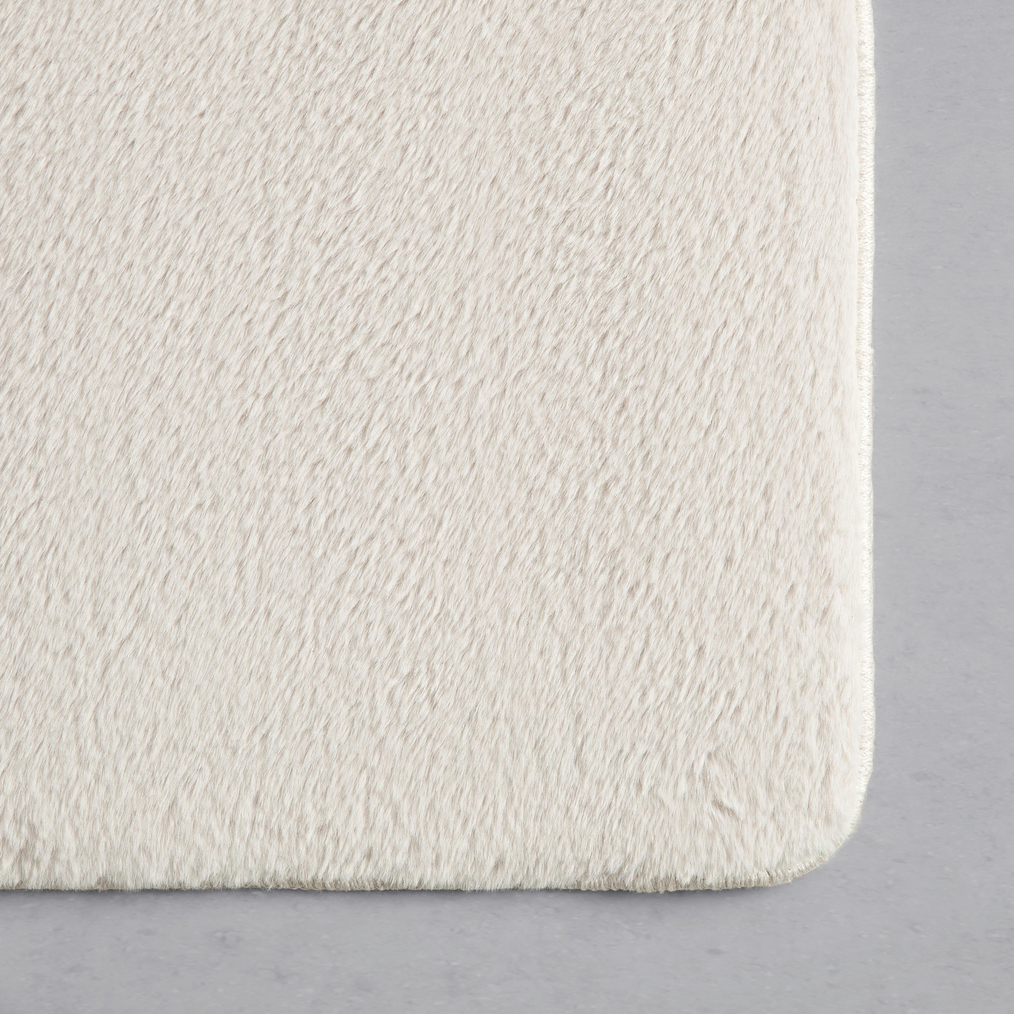 KONSTFÄLL PÄLSA -BASED- - cremefärgad, Klassisk, textil (160/230cm) - Mömax