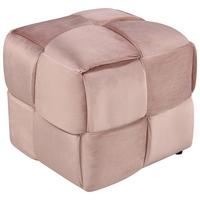 TABURET ELLIOT - roz aprins, Modern, plastic/lemn (46/41/46cm) - Mömax