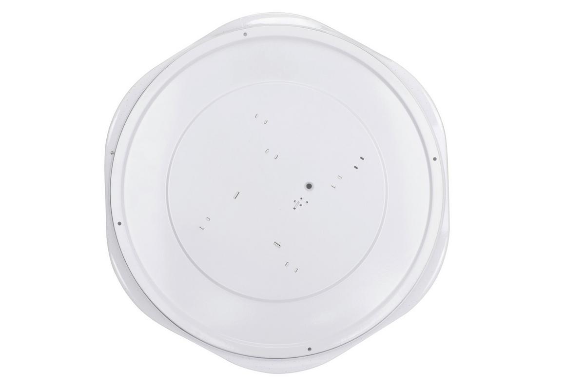 Plafonieră cu LED Ampi - alb, Konventionell, plastic/metal (48cm) - Mömax