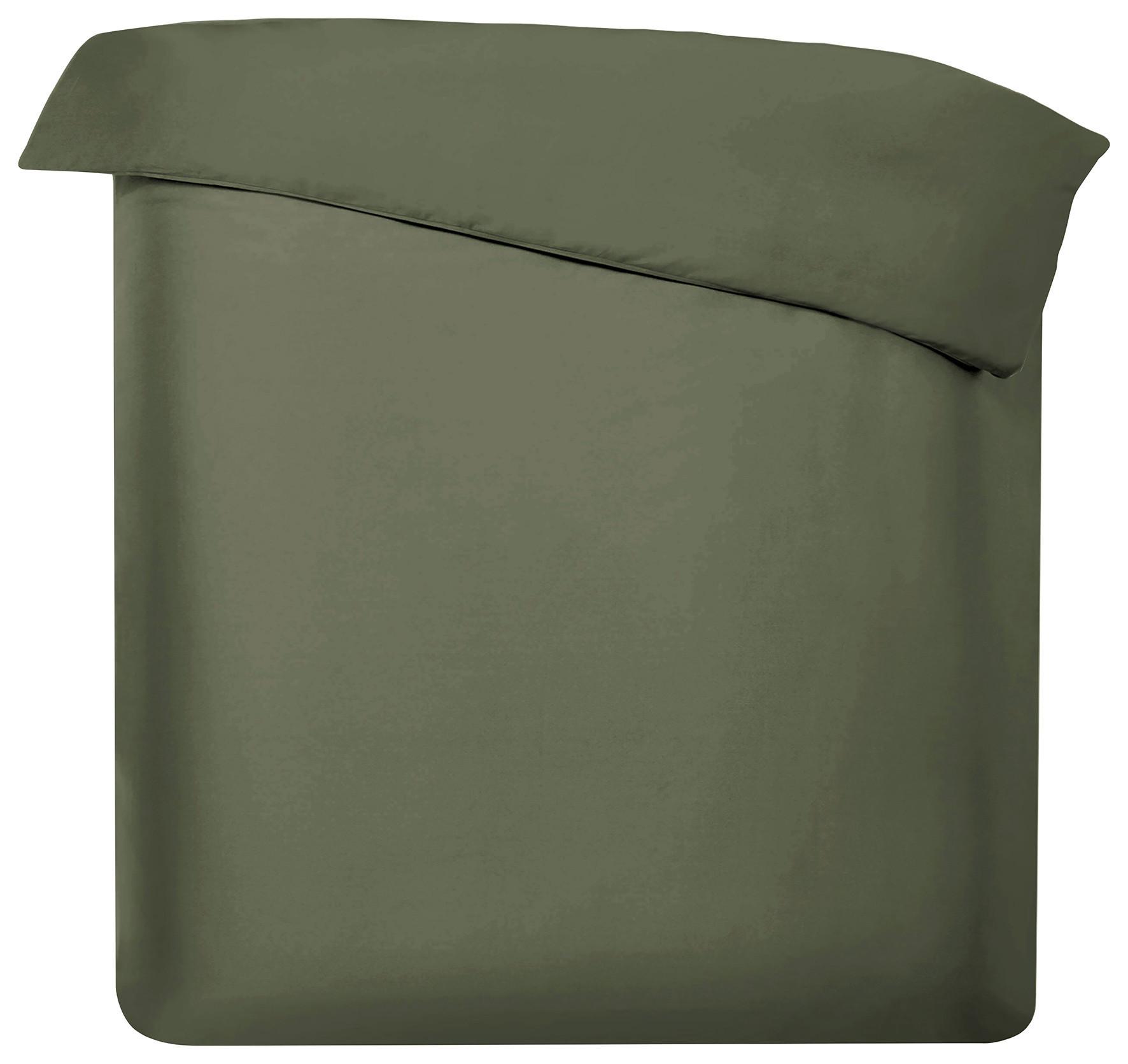 Duvetbezug Marys XXL ca. 200x210cm - Olivgrün, Modern, Textil (200/210cm) - Mary's
