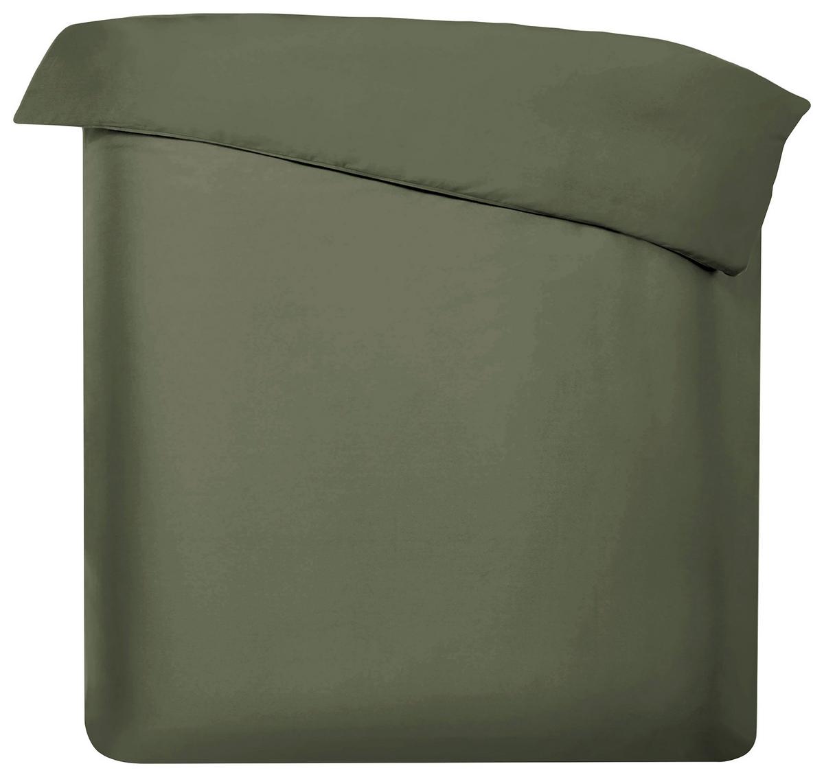 Duvetbezug Marys XXL ca. 200x210cm - Olivgrün, Modern, Textil (200/210cm) - Mary's