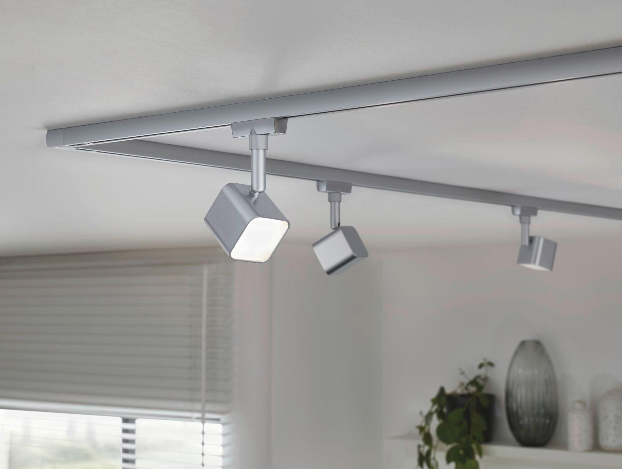 Schienensystem-Strahler Urail Muri Chromfarben max. 4 Watt - Chromfarben, Design, Glas/Metall (5,0/5,0/14,0cm) - Paulmann