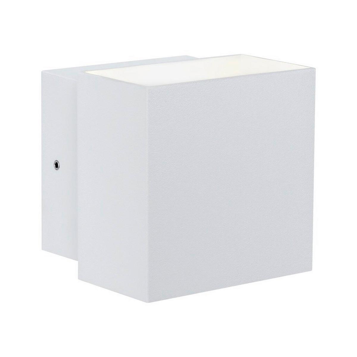 LED-Wandleuchte Cybo in Weiß max. 3 Watt - Weiß, Basics, Metall (10/9,3/10cm) - Paulmann